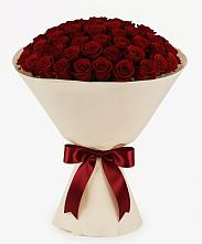 Букет 101 Бордовая роза Блэк Бакарра в Огуднево