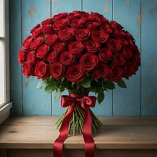 Букет Красные розы Блэк Меджик в Огуднево