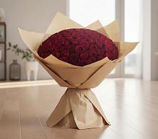 Букет 101 Красная роза в Огуднево