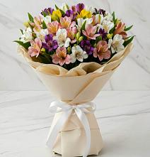 Букет цветов из:  Альстромерии в Огуднево