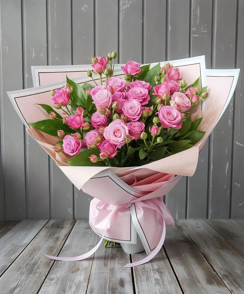 Букет Розовый кустик в Огуднево