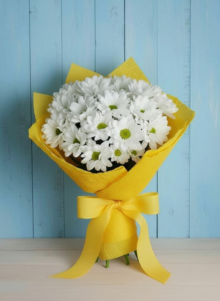 Букет цветов из: Хризантемы в Огуднево