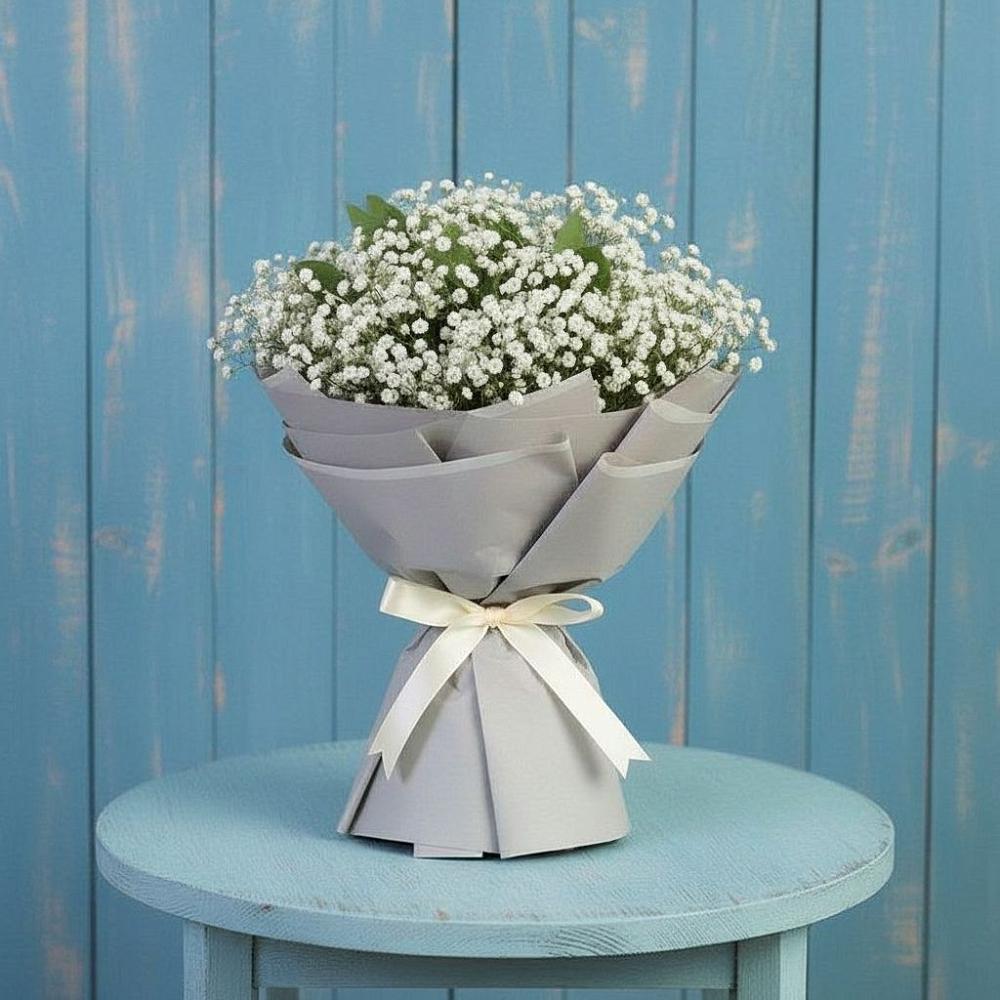 Букет цветов из: Гипсофила в Огуднево