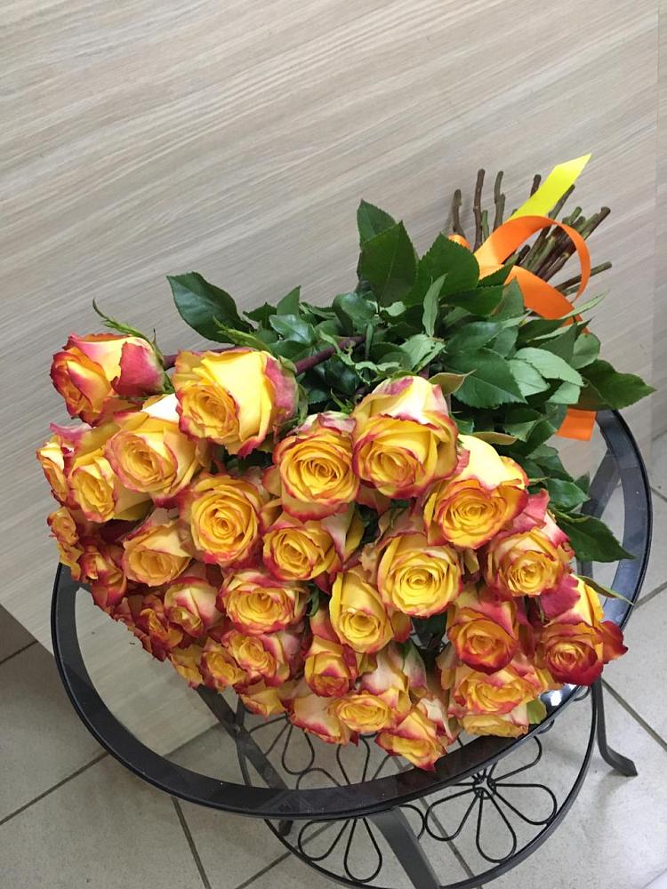 Букет Желтые розы в Огуднево