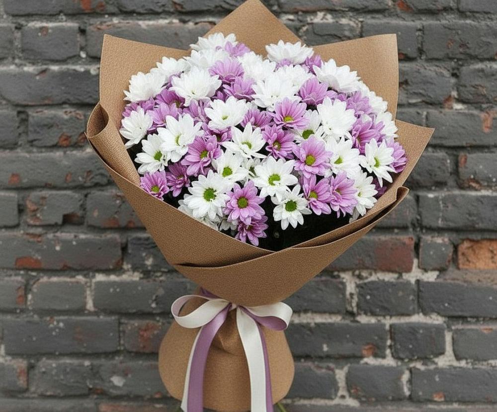 Букет цветов из: Хризантемы в Огуднево