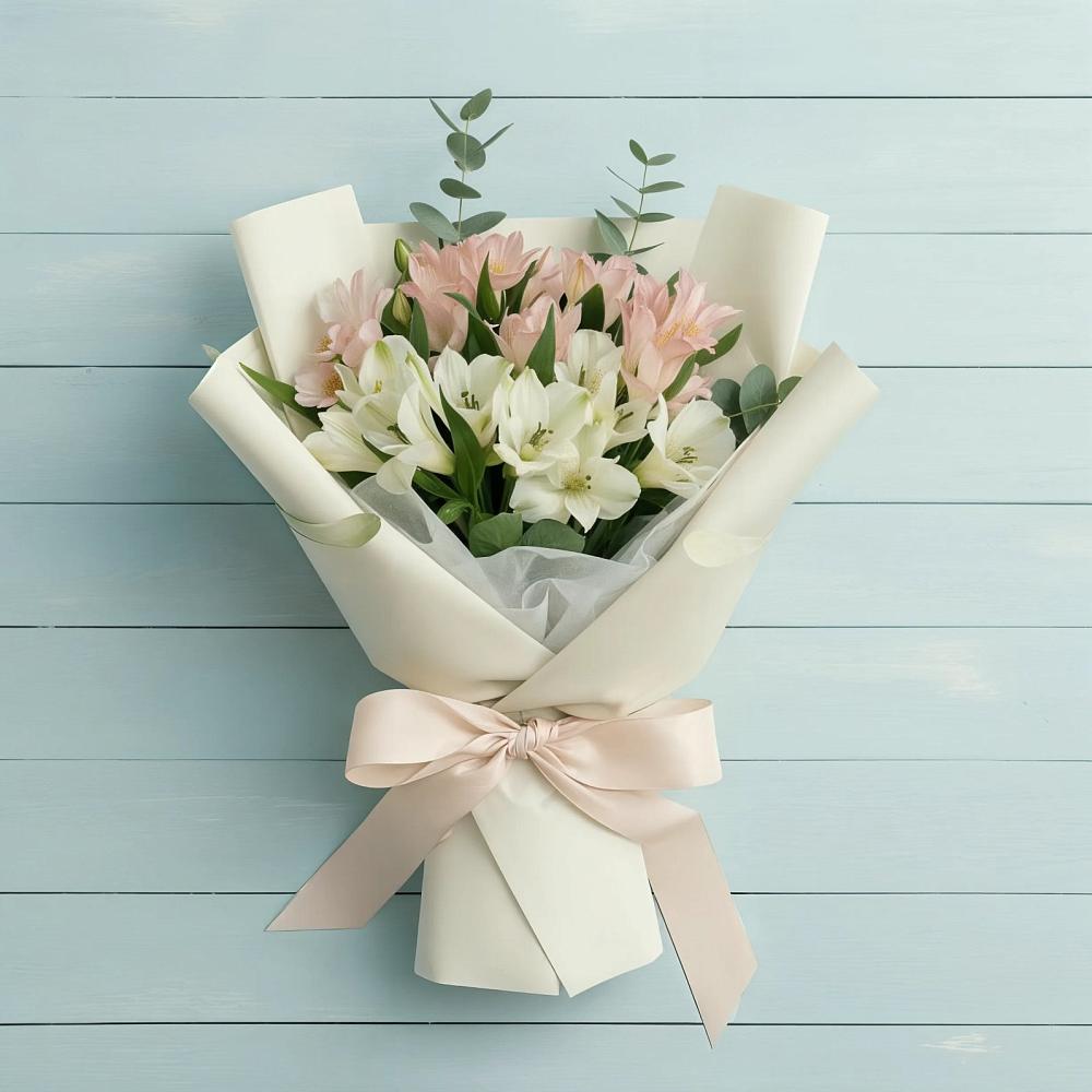 Букет цветов из: Альстромерии в Огуднево