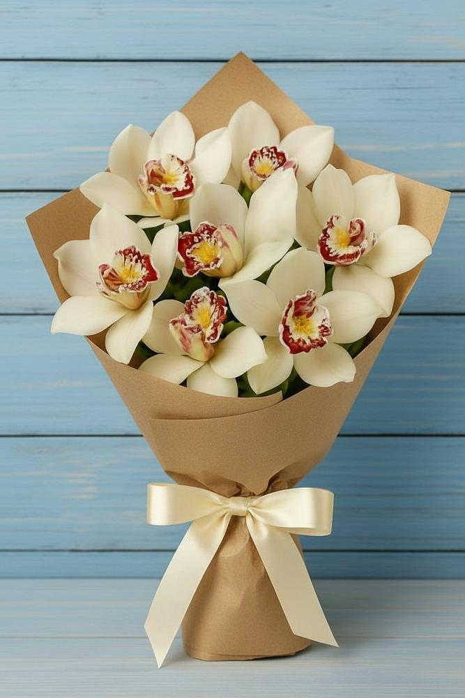 Букет цветов из: Орхидеи и Розы в Огуднево