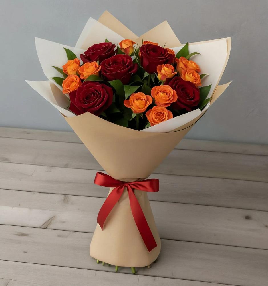 Букет Любовь и восторг в Огуднево